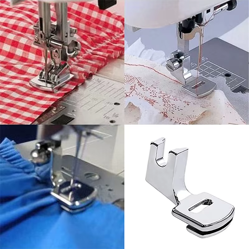 Accessoires pour machine à coudre QQKTD, pied presseur plissé, multifonctionnel, pour la maison, outils utiles pour la couture domestique