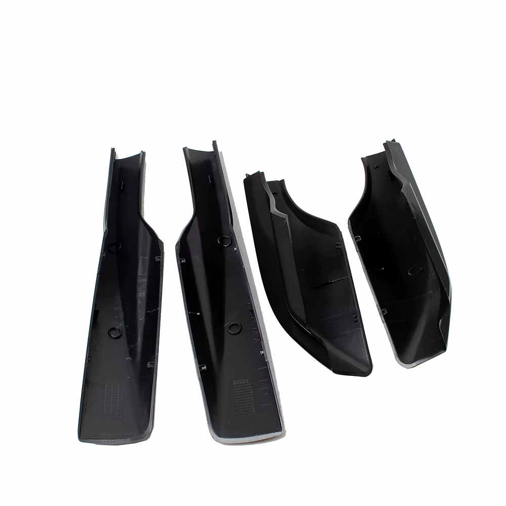 Pour Toyota RAV4 2006 2007 2008 2009 2010 2011 2012, barre de toit en ABS noire, protection des extrémités des rails, coque de remplacement, 4 pièces