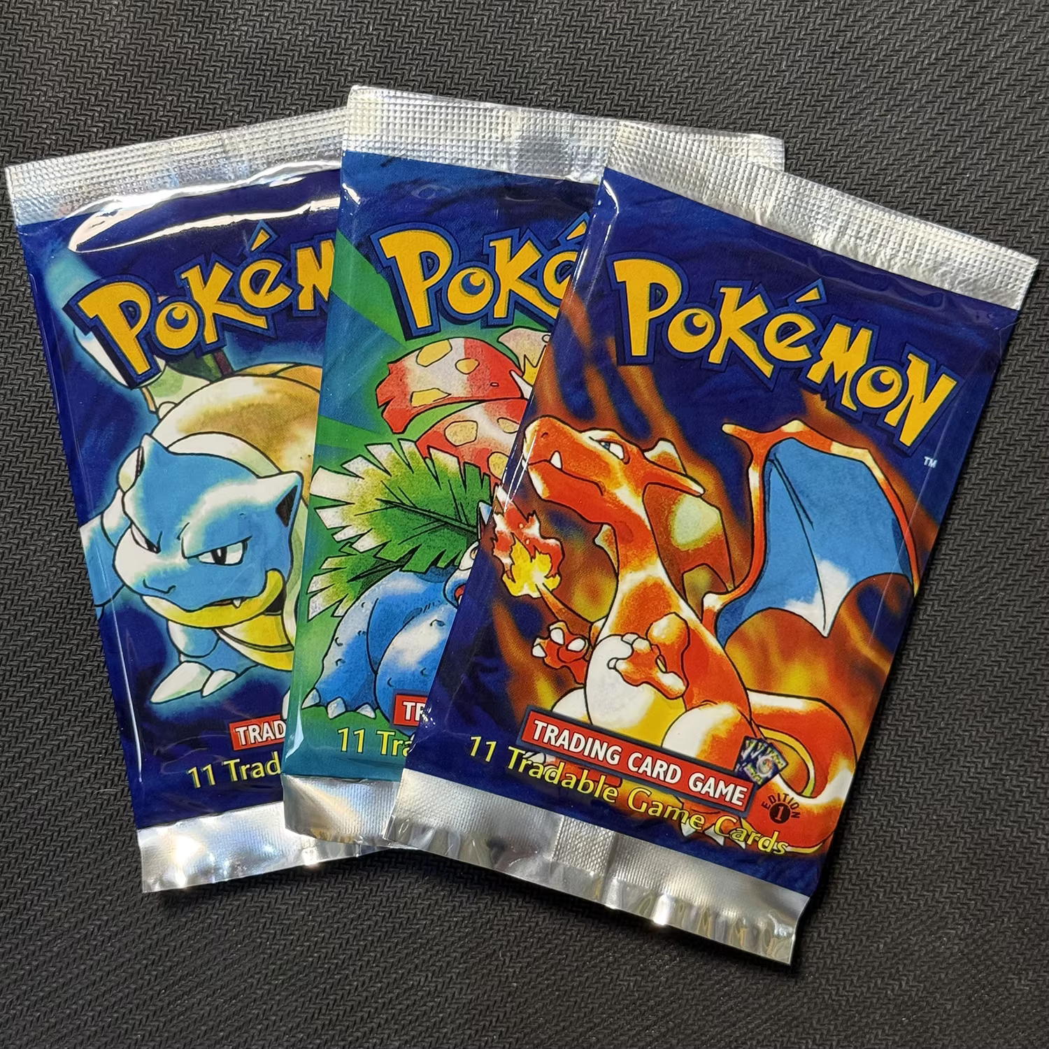 PTCG Booster Pack 11 pièces/sac 1ère édition Pack Charizard jeu de cartes à collectionner Collection bataille Booster jouets garçons cadeau