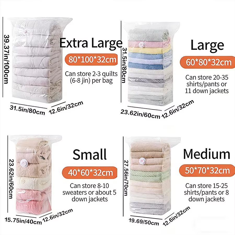 Sac de compression sous vide