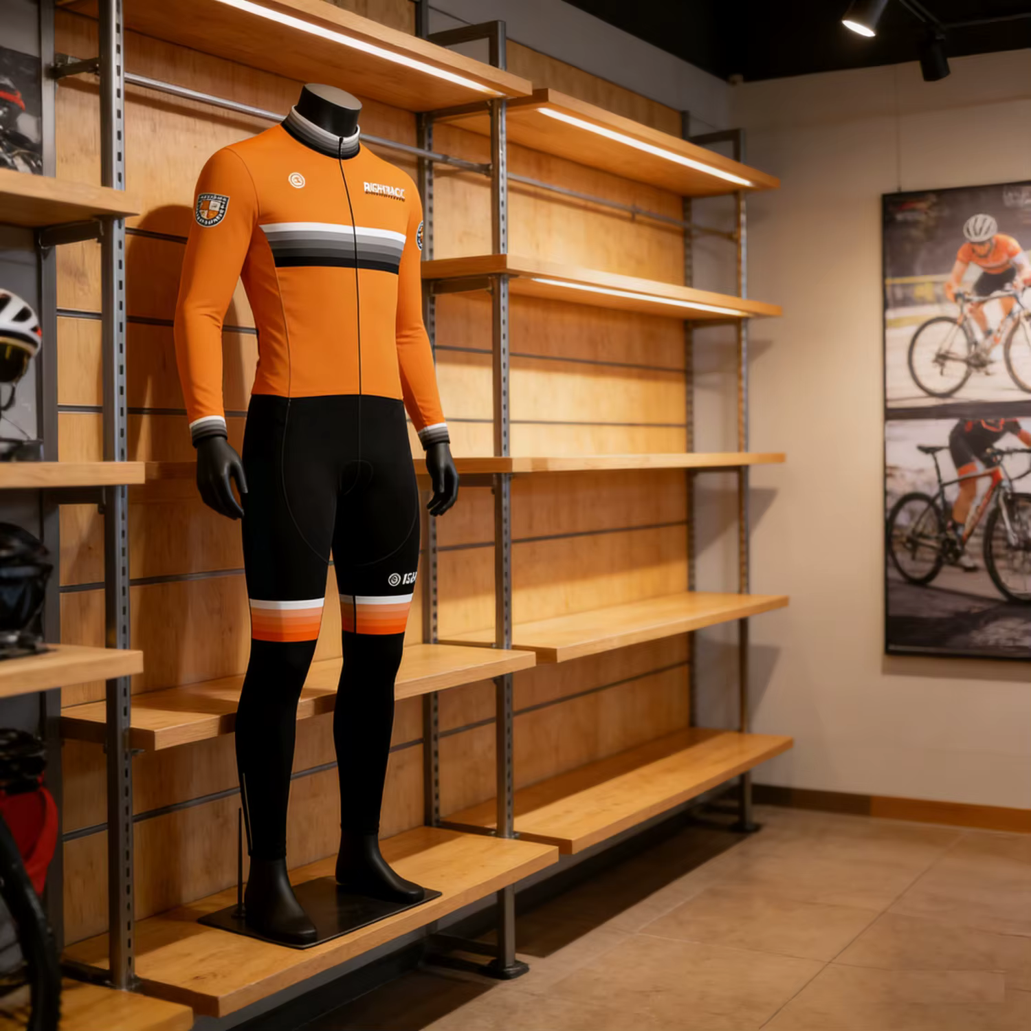 Combinaison de triathlon d'hiver en polaire thermique
