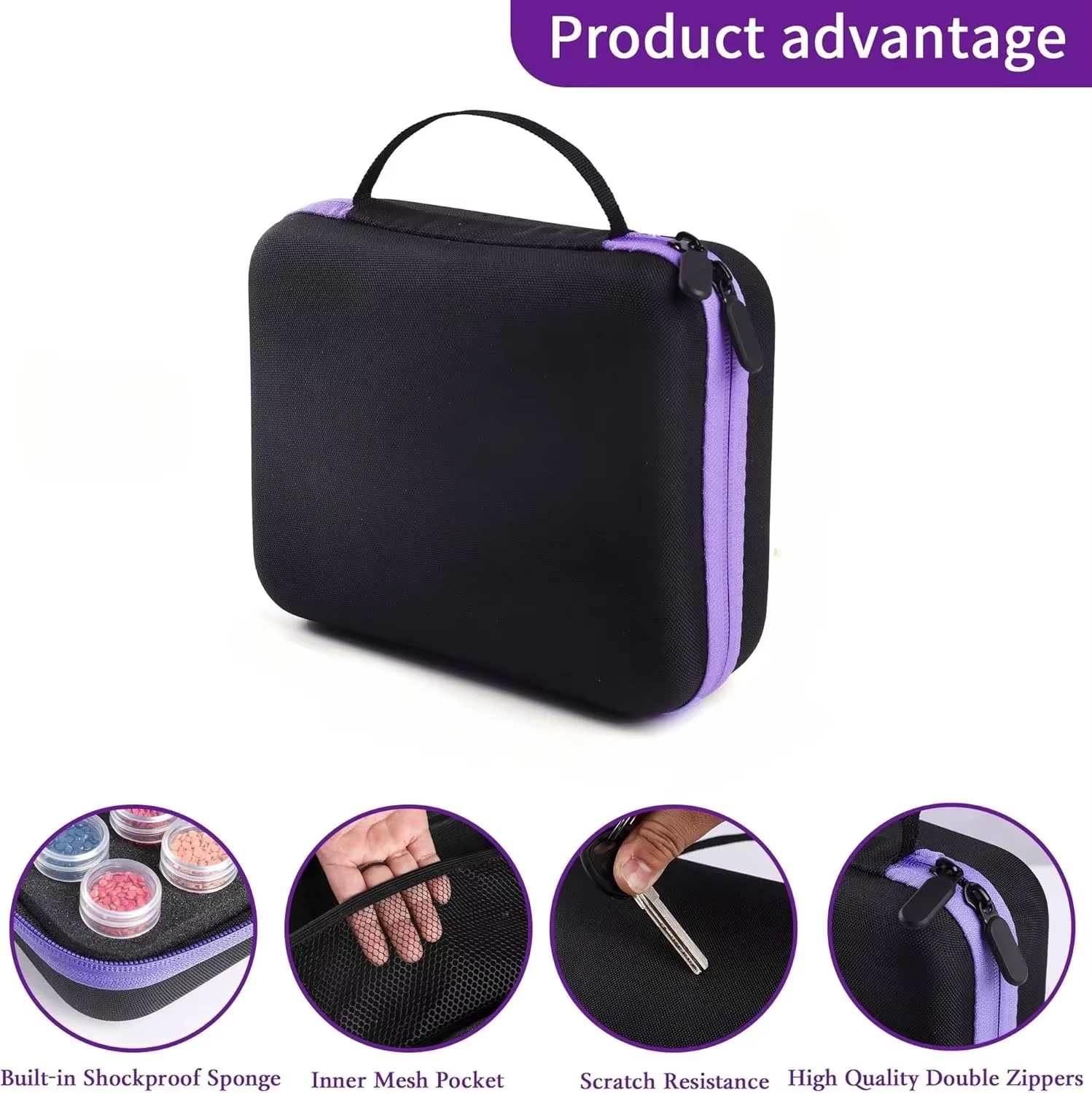 Accessoires de peinture, Kits d'outils en diamant, boîtes de rangement, plateaux de stylos de Test, valise de points, accessoire de Diament, ensemble de stylos en résine