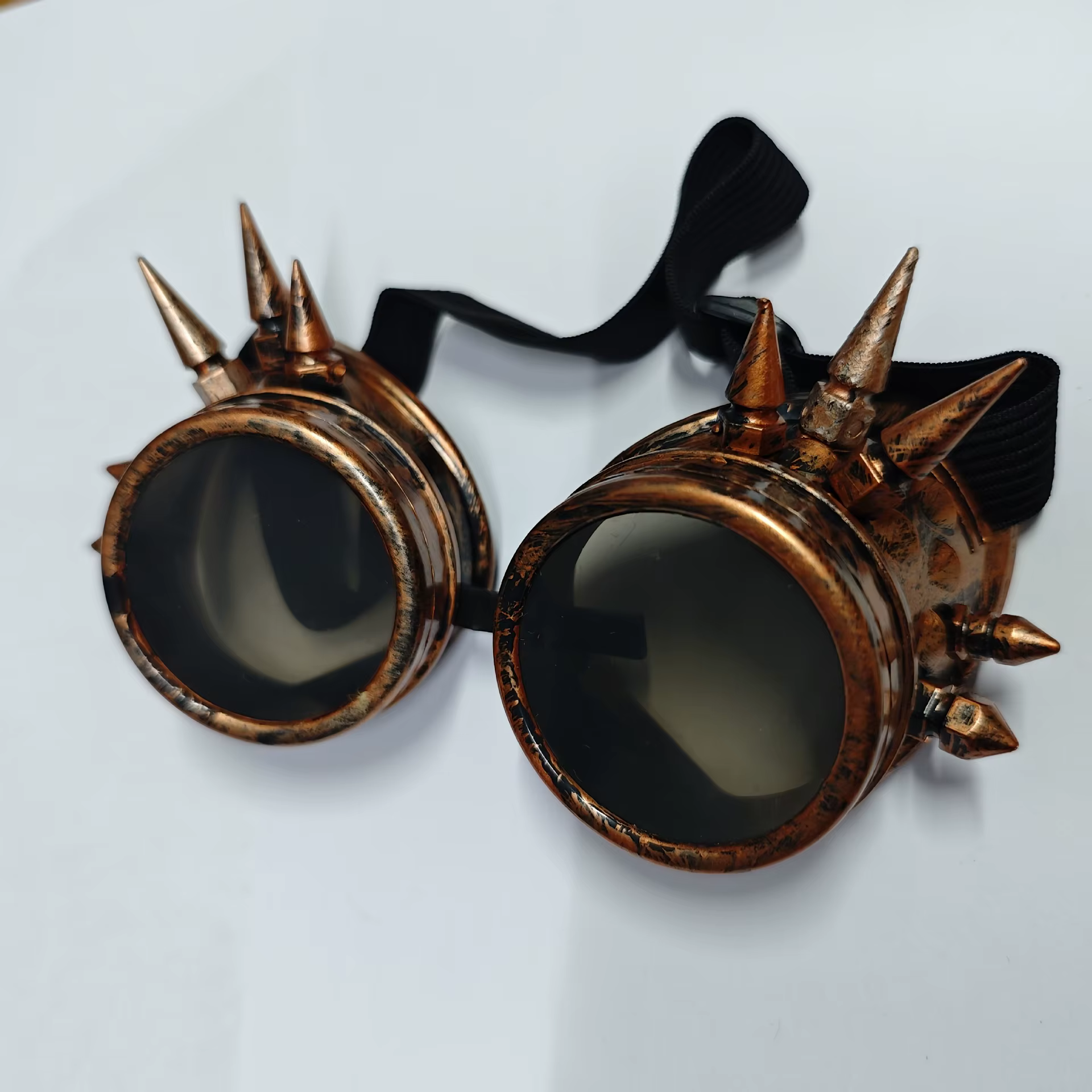 Lunettes Steampunk lunettes de Cosplay à pointes Vintage, lunettes Steampunk rétro gothiques Punk pour accessoires de Cosplay de fête costumée
