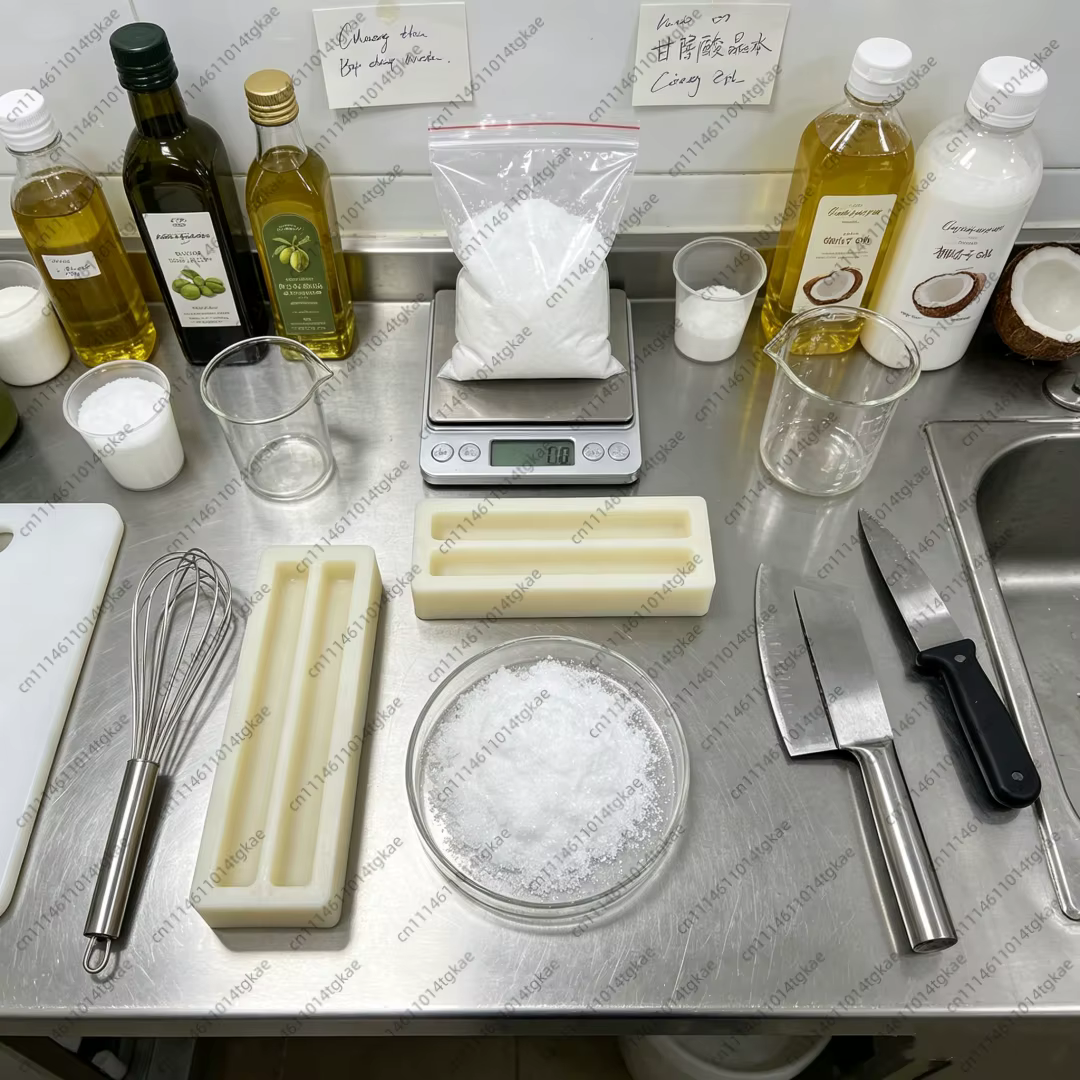 Cristaux d'acide glycolique à 99 %, matière première pour la fabrication de savon à froid, poudre exfoliante AHA, masque facial DIY, soin de la peau du corps, supplément