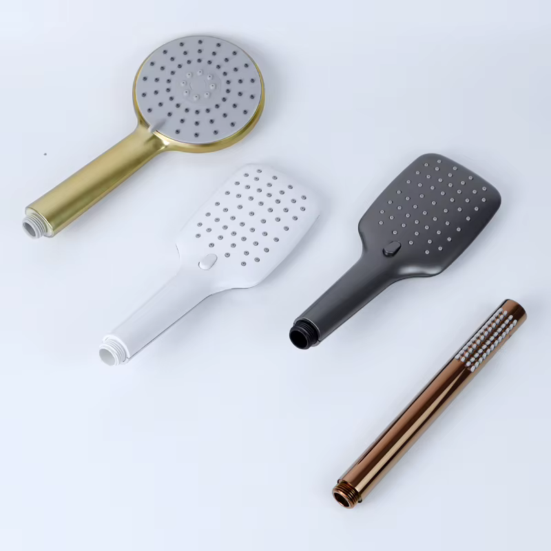 Ensemble de douche à main coulissante avec 3 fonctions, douche à main avec connecteur de barre coulissante, tuyau de 1.5m, fixation cascade de salle de bains, Chrome noir Wal
