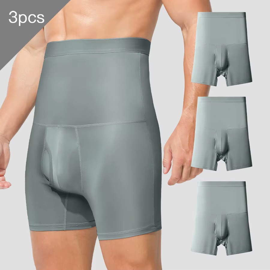 Sous-vêtements de sport pour hommes 3 pièces: taille haute