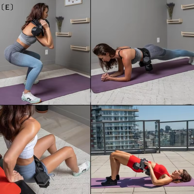 Ceinture lestée pour entraînement de la taille