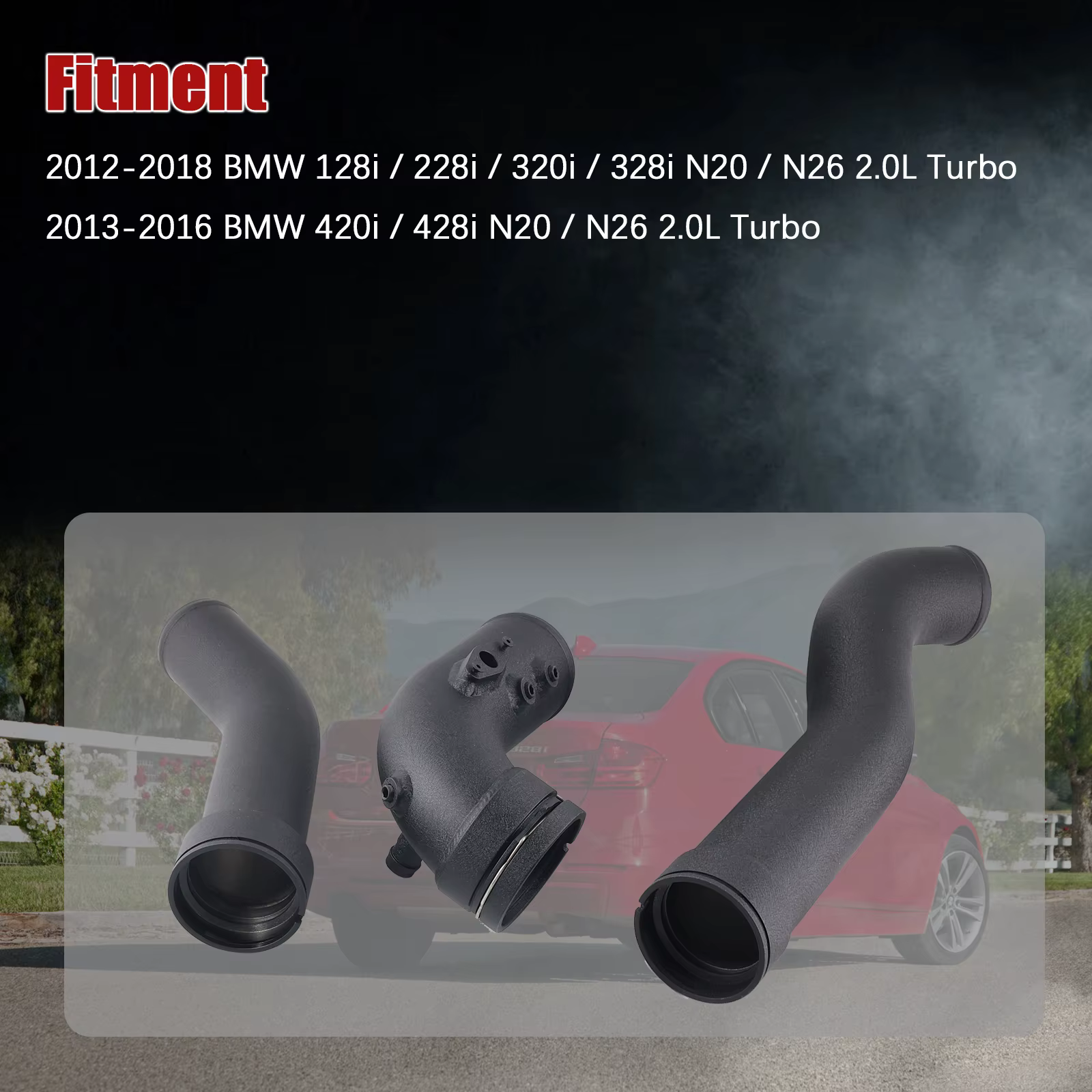 Tuyau d'admission Charge Boost à montage direct pour modèles BMW N20 N26 F20 F30 125i 220i 320i 328i 428i