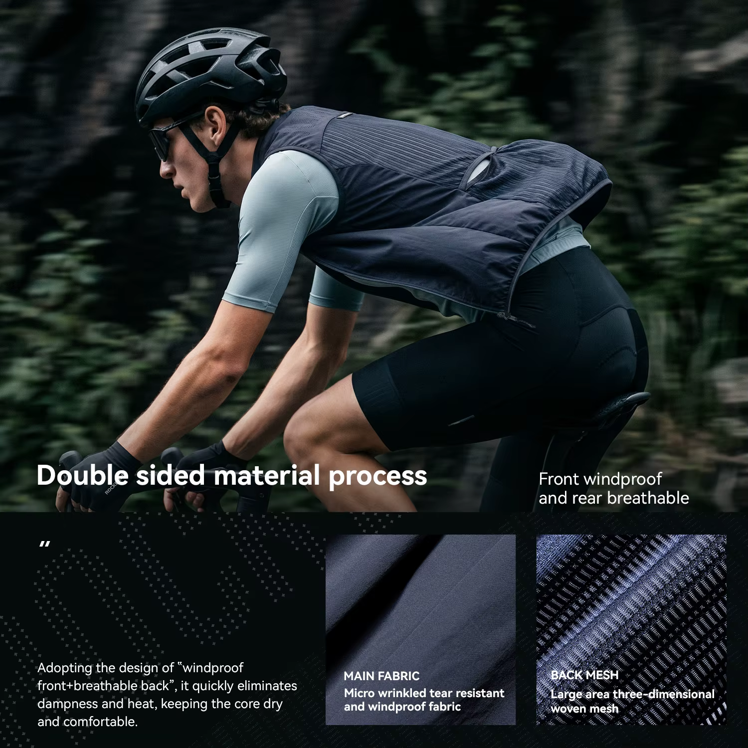 ROCKBROS imperméable cyclisme veste
