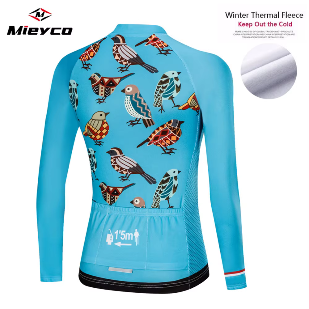 Maillot Thermique de Cyclisme pour Femme