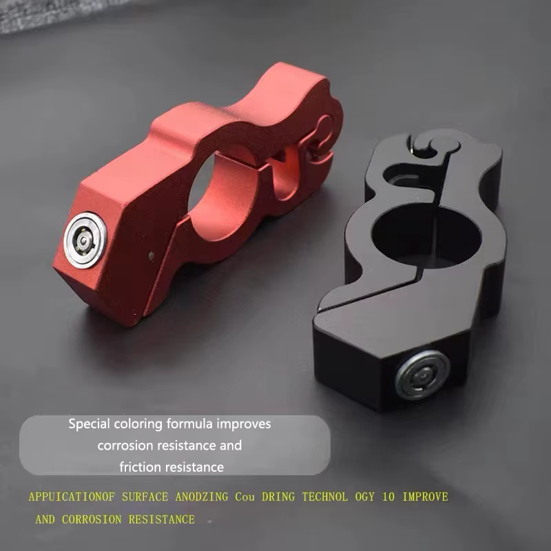 Serrure de guidon de moto, serrures antivol pour véhicule électrique, serrure en alliage d'aluminium, imitation solide, serrures de vol