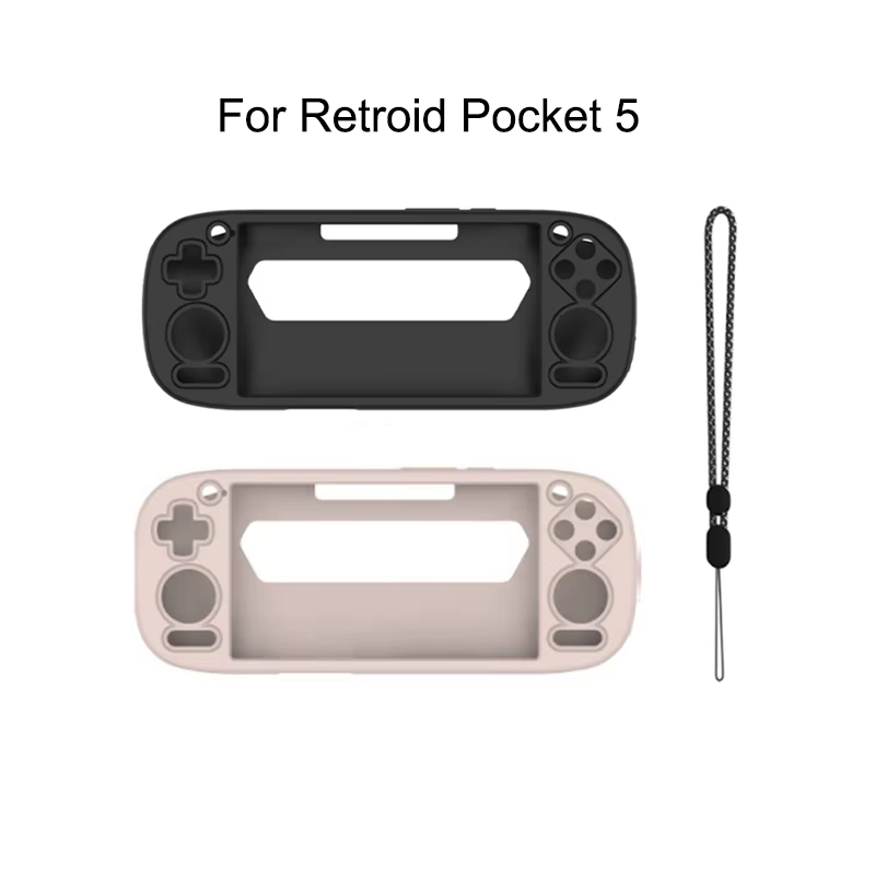 Étui de protection en Silicone pour RP5, avec corde Anti-chute, anti-rayures, couverture complète, coque souple pour Retroid Pocket 5, accessoires