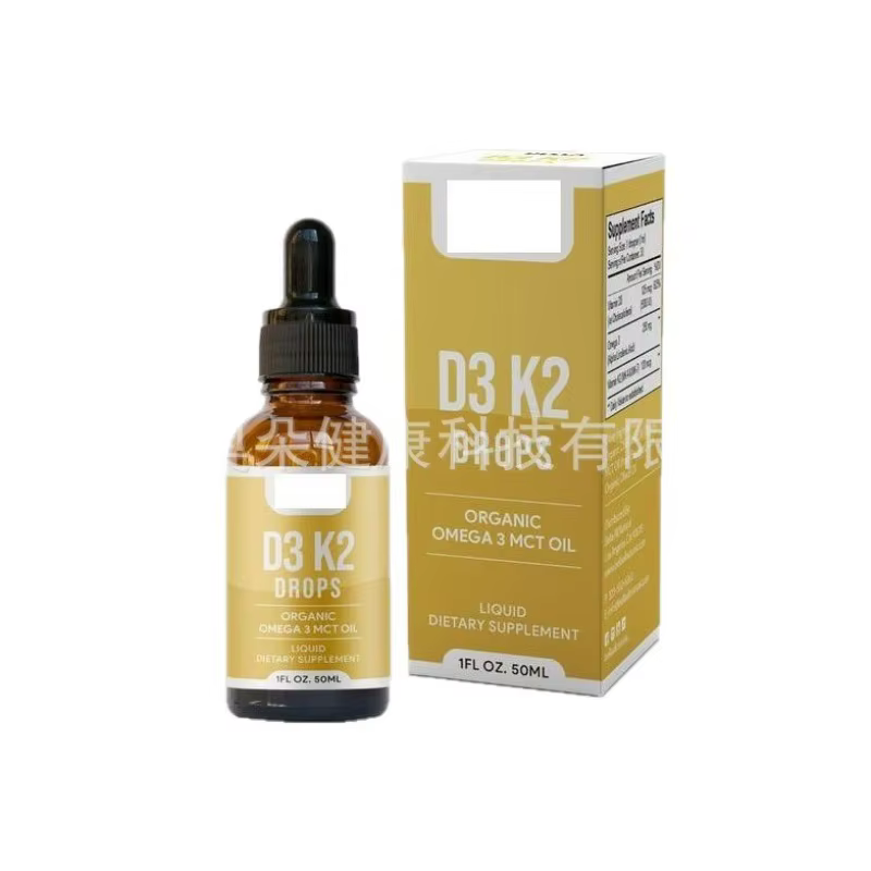 Gouttes liquides de vitamine D3 K2 pour maintenir la santé des os