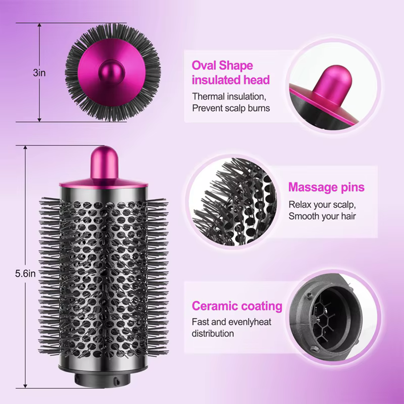 Brosse volumatrice ronde pour Dyson Airwrap, grand et petit, accessoire de rêve, améliore le volume et la polymérisation du styl