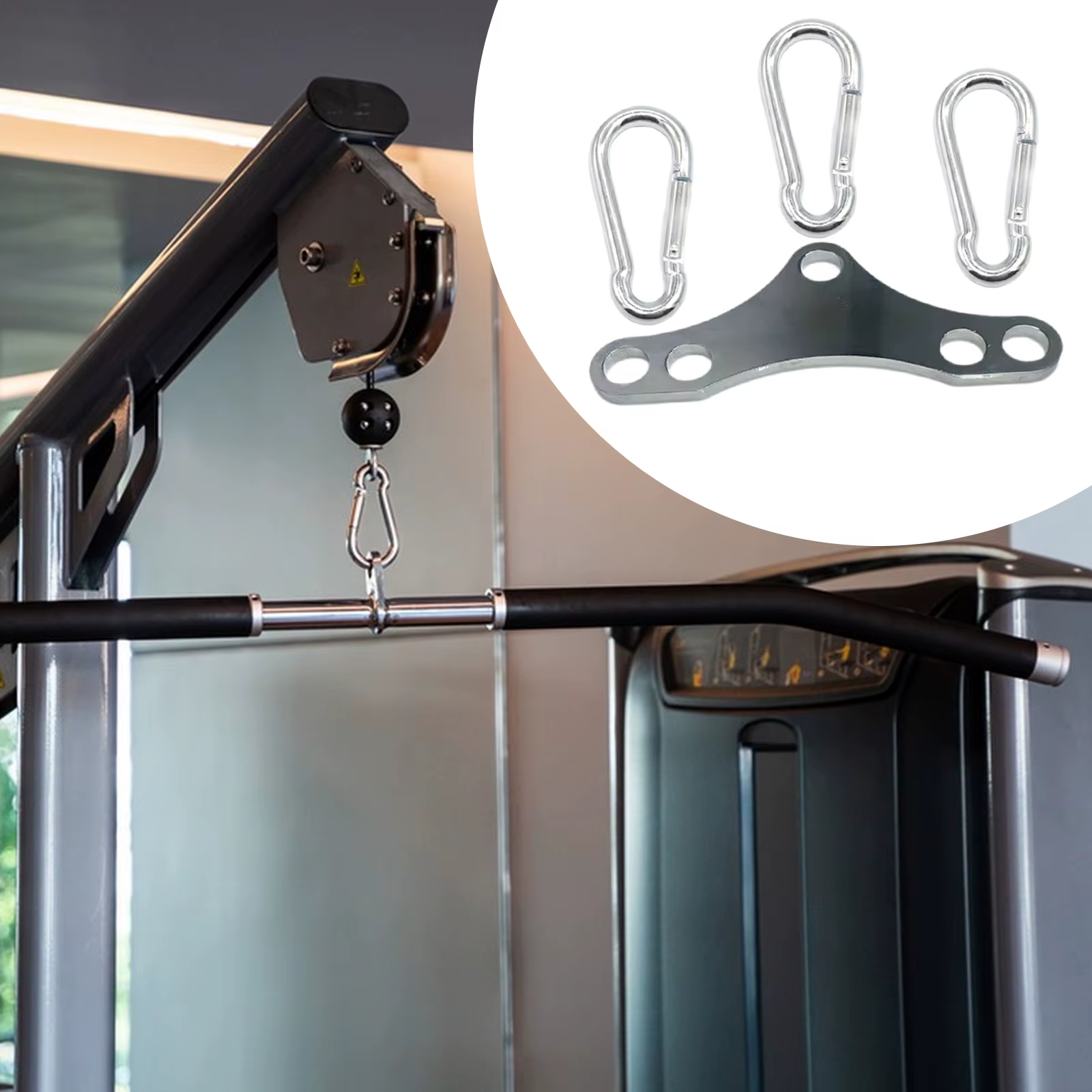 Plaque adaptatrice pour machine à câble de musculation