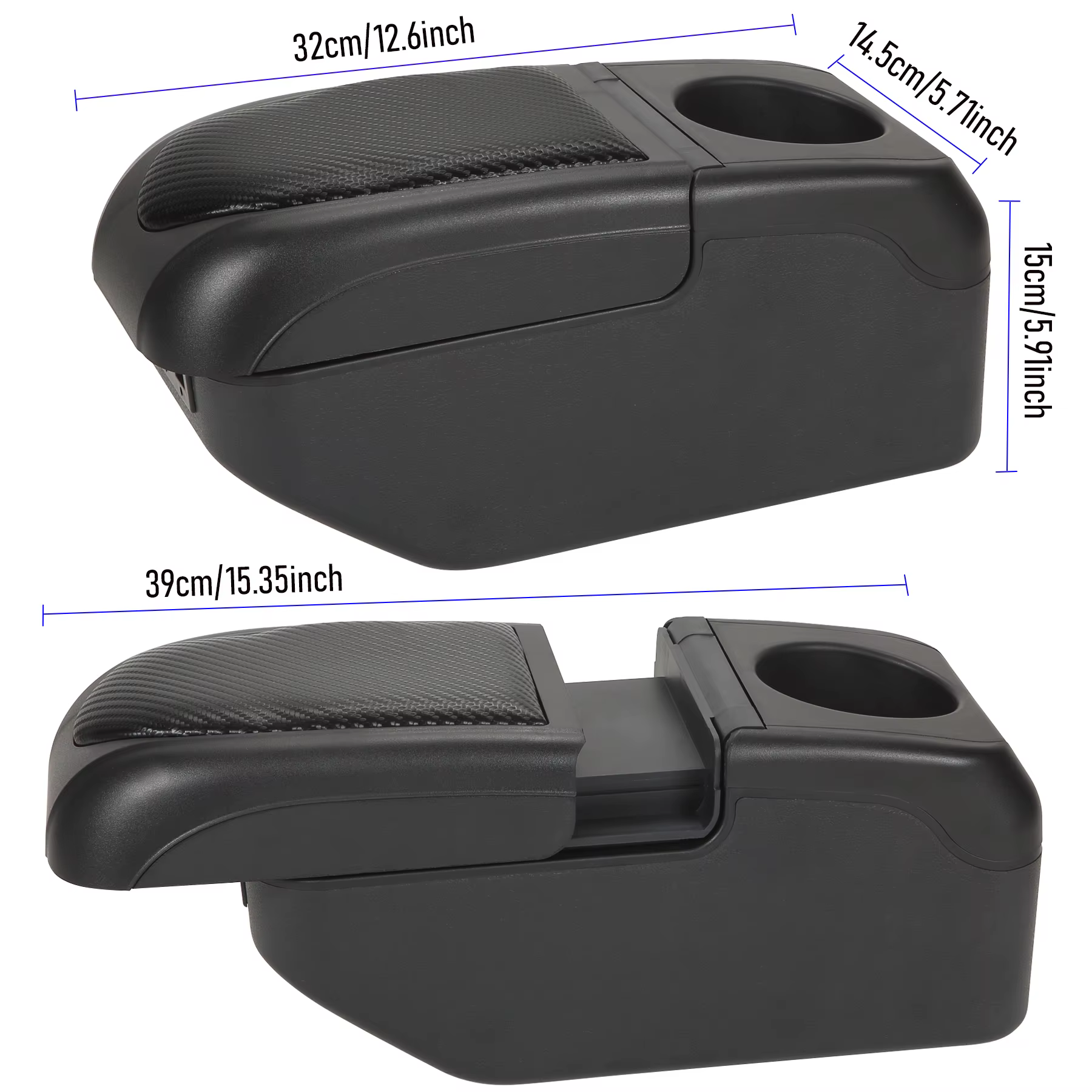 Boîte d'accoudoir pour Seat Ibiza 6J Ibiza 6L, 2018-2025, Boîte de rangement automobile, Accessoires intérieurs de voiture, Rétrofit