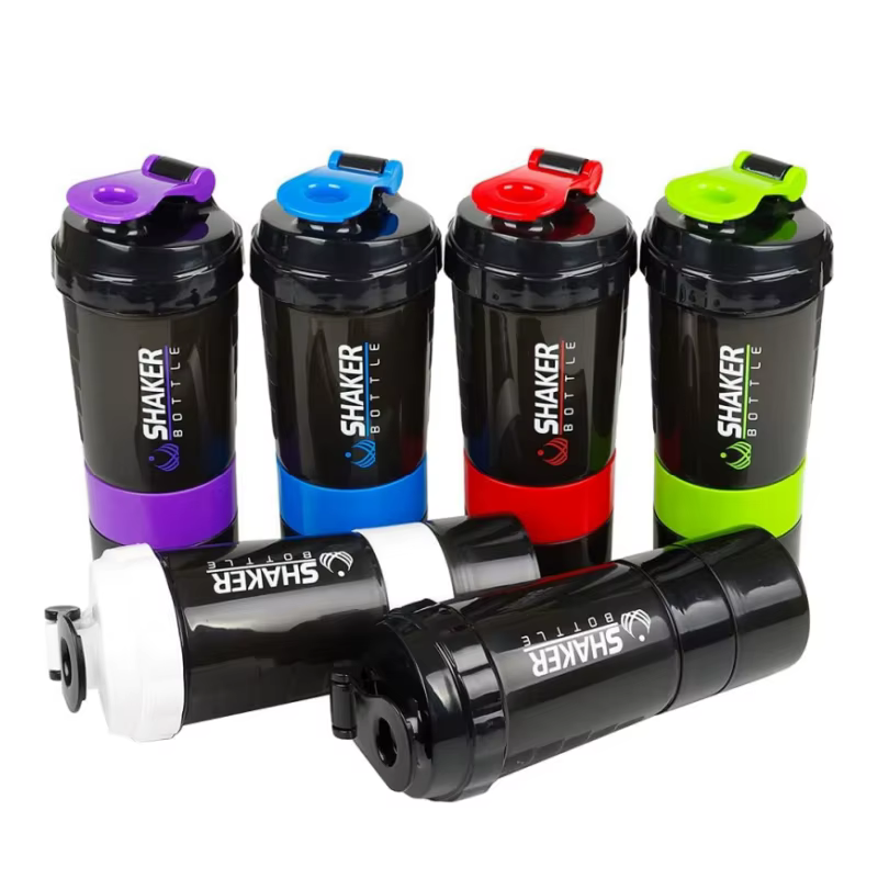 Bouteille Shaker anti-fuite avec 3 couches