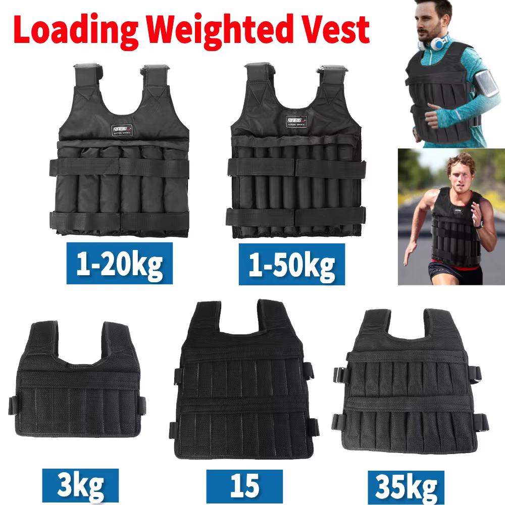 Veste de poids à chargement réglable pour hommes et femmes