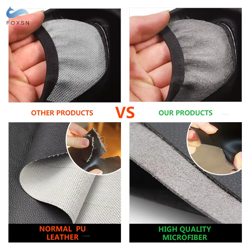 Accessoires de voiture pour Hyundai Tucson 2015 2016 2017 2018, couvercle de console centrale en cuir microfibre, couvercle de boîte d'accoudoir, garniture intérieure