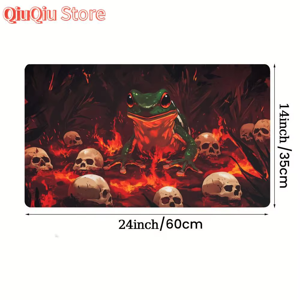 Tapis de jeu The Magic Gathering, mème drôle, MTG TCG, pour bureau, jeu de travail, Mini PC portable, mignon, Carpe