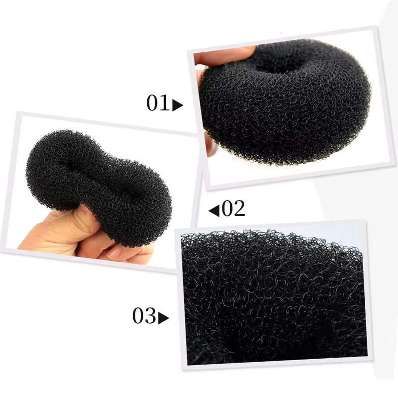 Machine à chignon magique pour femmes, 1 pièce, S M L, noir/marron/ivoire, Donut Bagel, outils pour cheveux, épingle à cheveux, accessoires pour cheveux, tresses de style