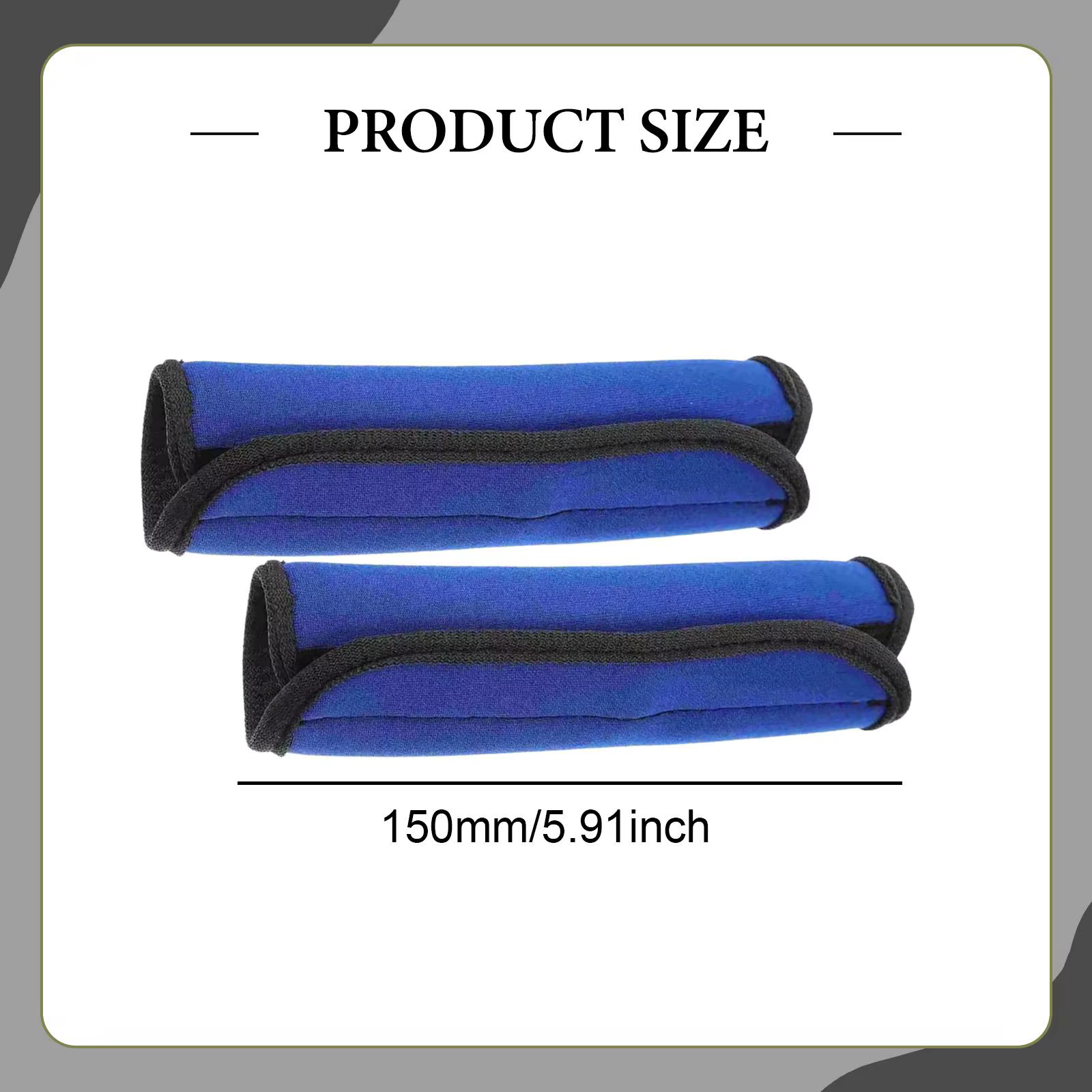 2 pièces poignées de coussin de barre de traction