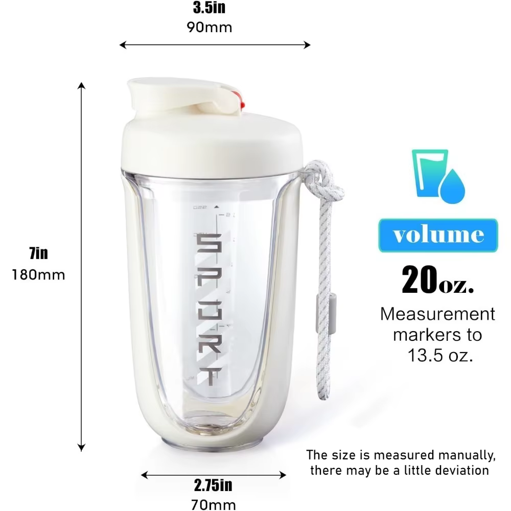 Shaker de poudre protéinée premium