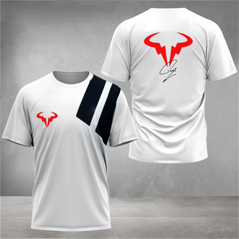 T-shirt à manches courtes et col rond pour hommes et femmes