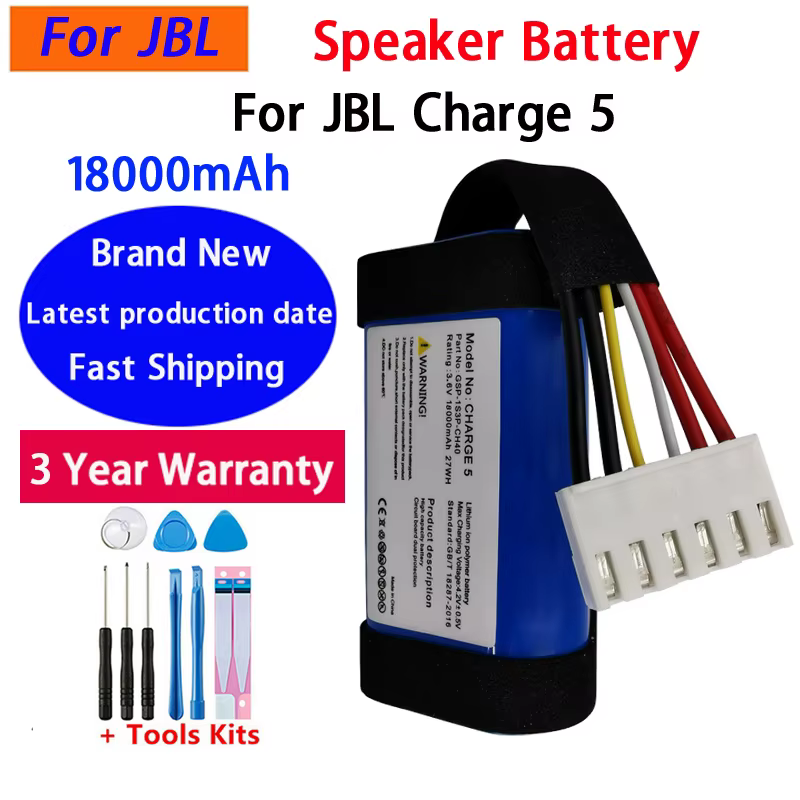Batterie d'origine 2026 pour enceintes JBL Link 10 20, JBL Charge, Boombox, Flip, Pulse, Xtreme 1 2 3 4 5 6 – Expédition rapide