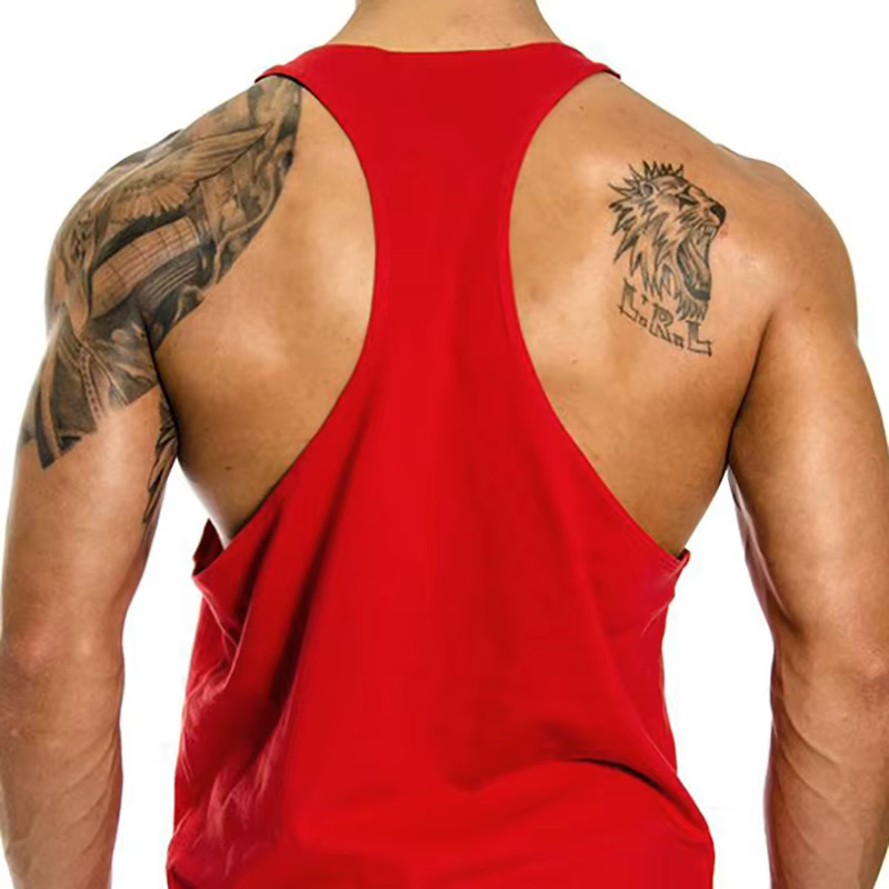 FITNESS SHARK-Vêtements Raceback en Coton pour Homme