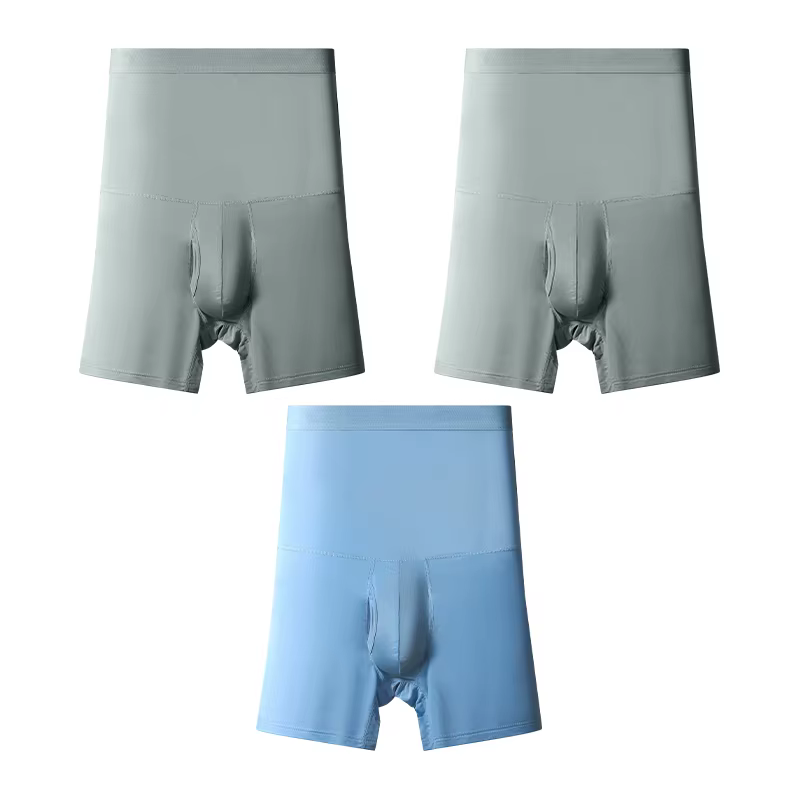 3 pièces sous-vêtements de sport pour hommes: taille haute