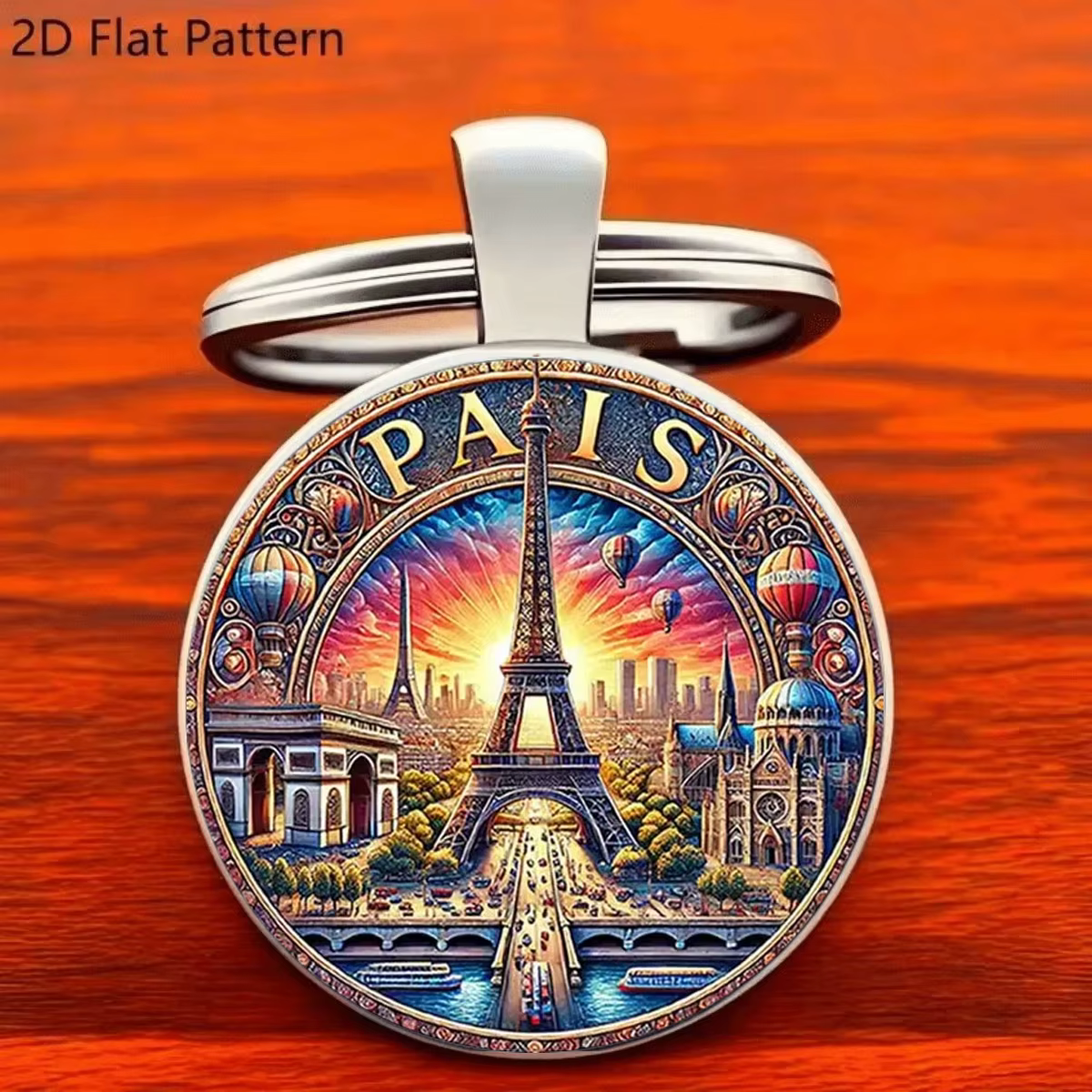 Porte-clés tour Eiffel de Paris, porte-clés de voiture en alliage de zinc durable, cadeaux d'anniversaire/noël pour femmes, hommes, accessoire de voyage pour voyageurs
