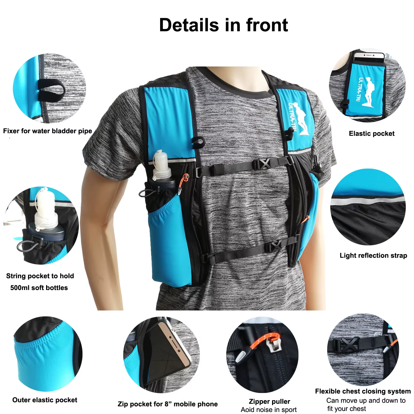 Gilet d'hydratation ULTRA-TRI Trail Running