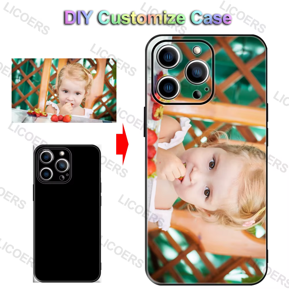 Coque personnalisée pour iPhone 17 Air 16 17e 16e 15 14 13 12 11 Pro Max Mini XR Plus – Housse antichoc en silicone souple mat avec photo personnalisable