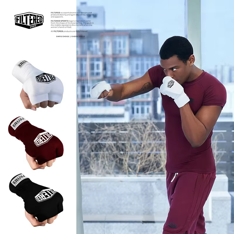 Bandages de boxe et de MMA Speed Wrap - Rembourrage en gel auto-ajustable rapide