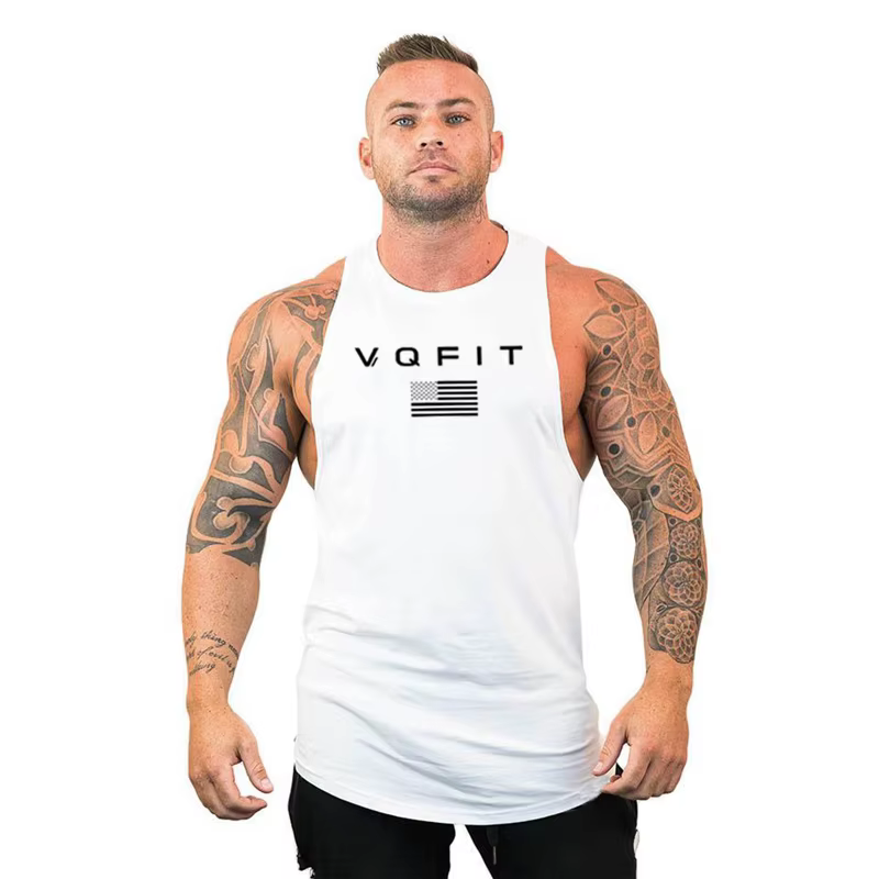 Débardeur de sport en coton pour homme