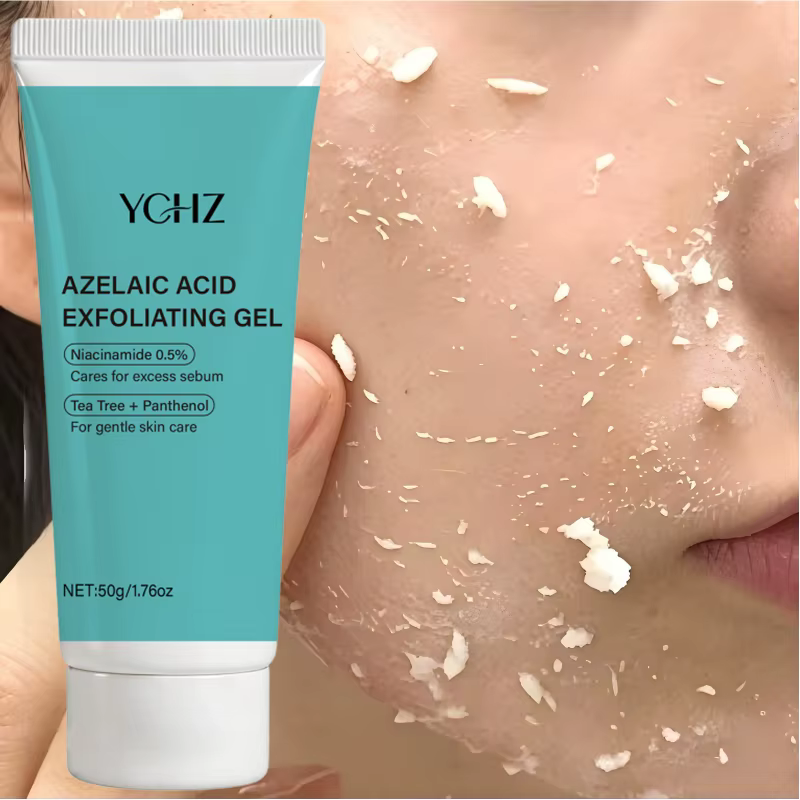 Gel exfoliant bio-acide à l'acide azélaïque et à l'acide salicylique, exfoliation douce, nettoyage en profondeur, lisse et éclaircit la peau, élimine les huiles et les impuretés de surface, absorption