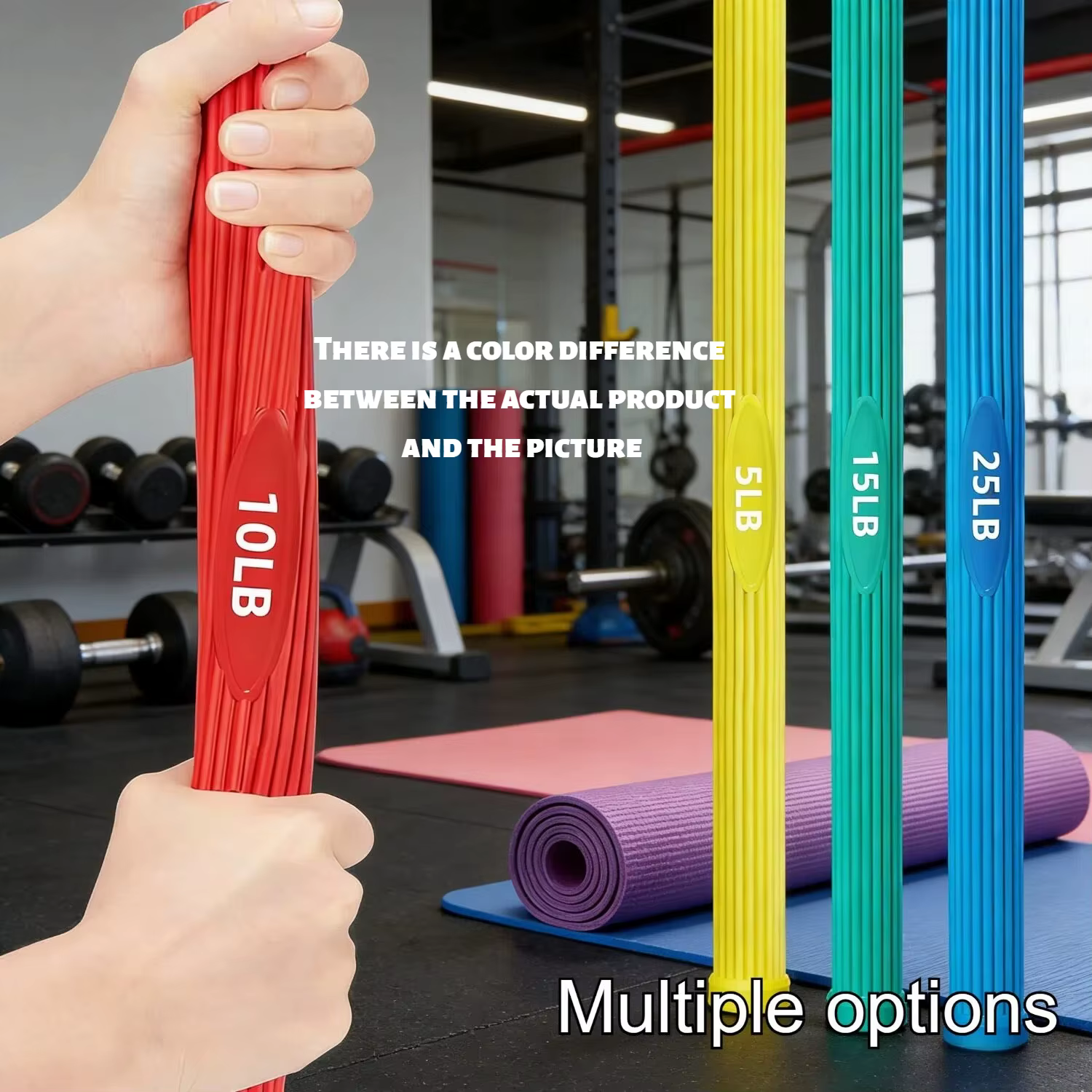 Barre de résistance pour entraînement