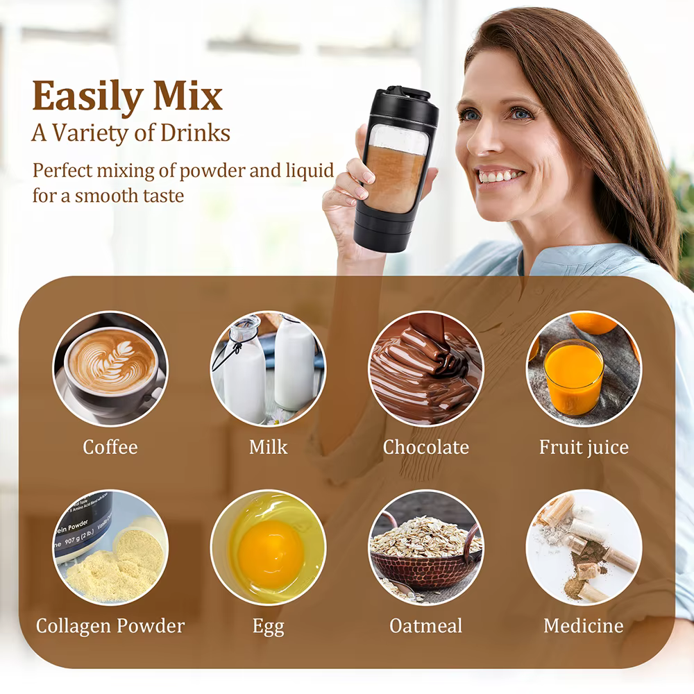 Bouteille Shaker électrique Portable de 650ml
