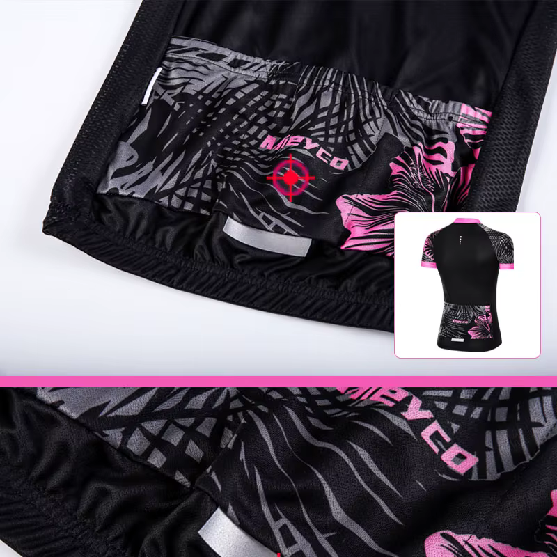 Maillot de cyclisme à manches courtes pour femme