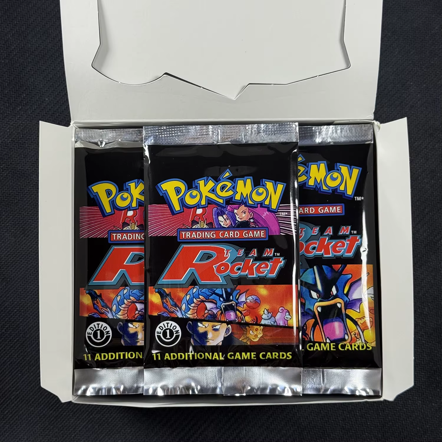 Team Rocket 11 cartes/paquet, paquets de boosters PTCG, cartes proxy, Dark Gyarados, Dark Charizard, Blastoise, PKM, jeu de cartes à collectionner