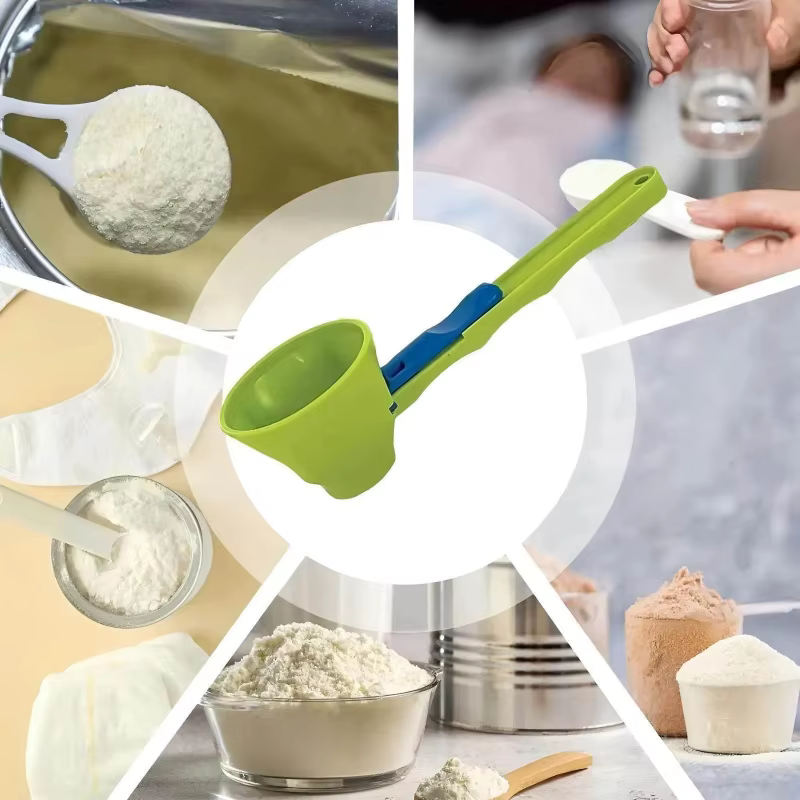Cuillère doseuse multifonctionnelle anti-fuite pour protéines en poudre