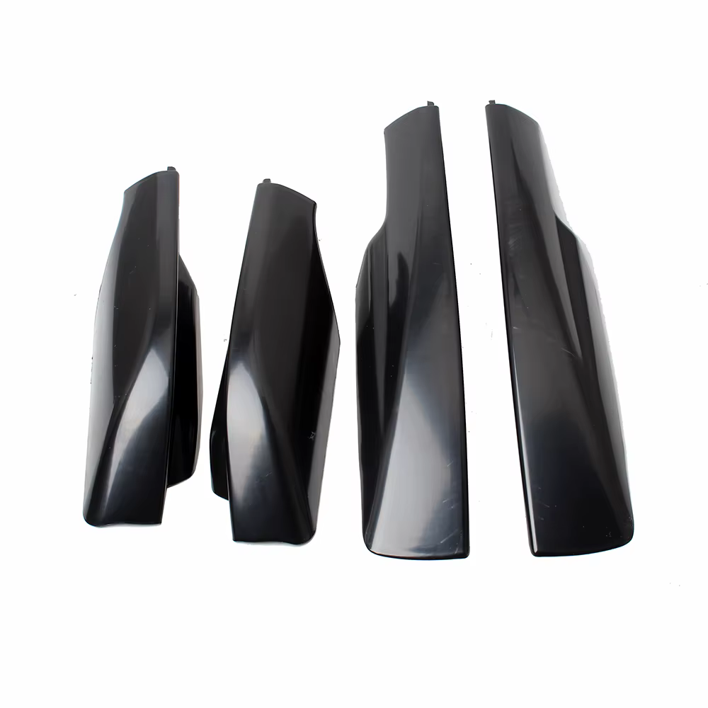 Pour Toyota RAV4 2006 2007 2008 2009 2010 2011 2012, barre de toit en ABS noire, protection des extrémités des rails, coque de remplacement, 4 pièces