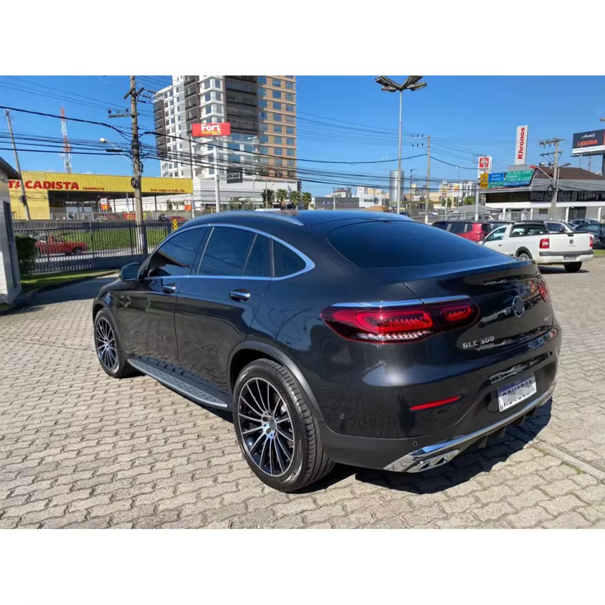 Barre de toit en aluminium de style OEM, rail de toit pour Mercedes-Benz GLC Coupé, fixation par vis au lieu de colle, style original
