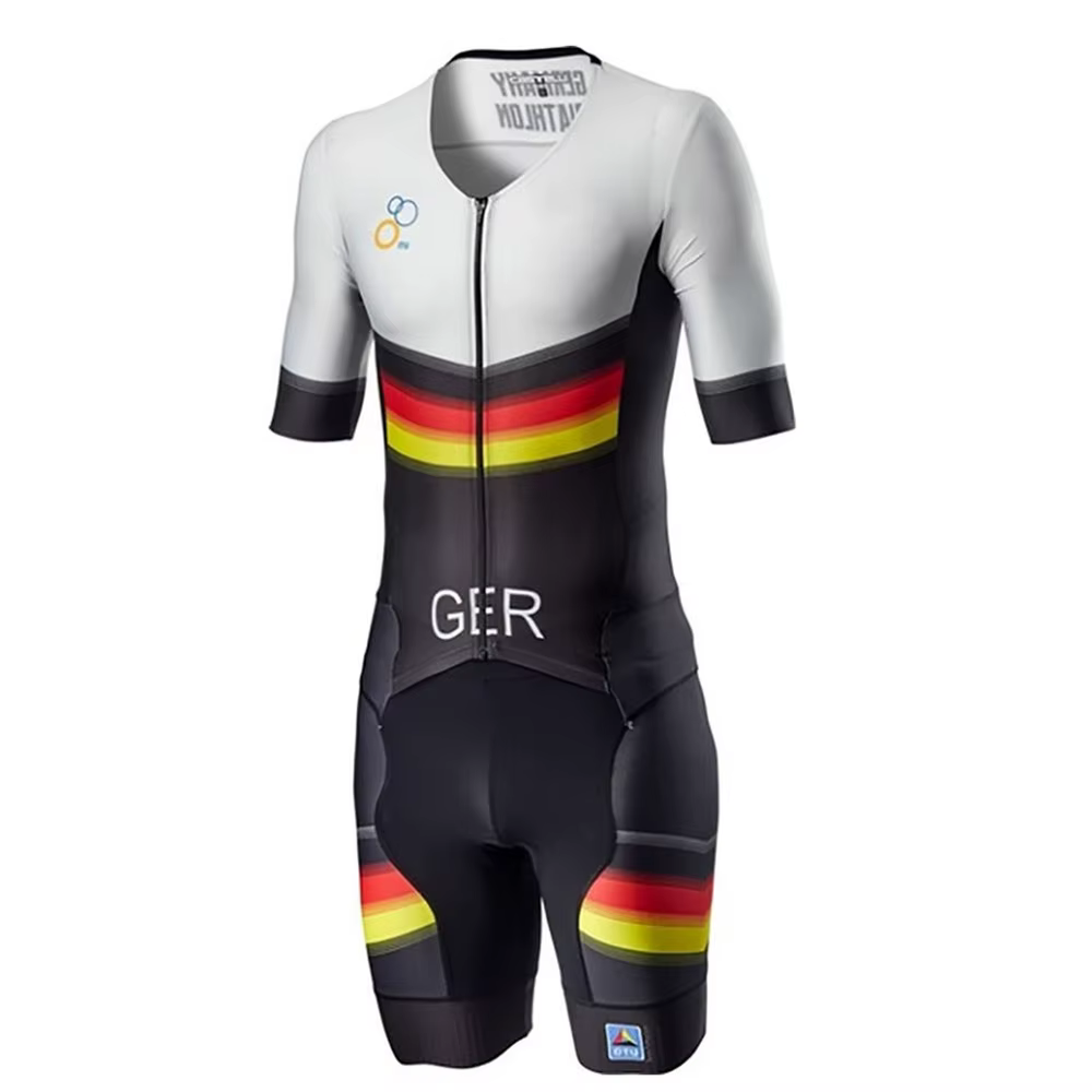 Cyclisme Triathlon Trisuit été hommes vélo vêtements Roupa De Cicliamo Pro équipe