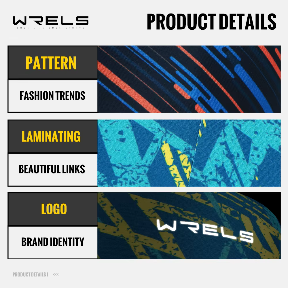 WRELS sport bandeau évacuant l'humidité entraînement bandeaux pour la course Yoga séchage rapide élastique mode Fitness