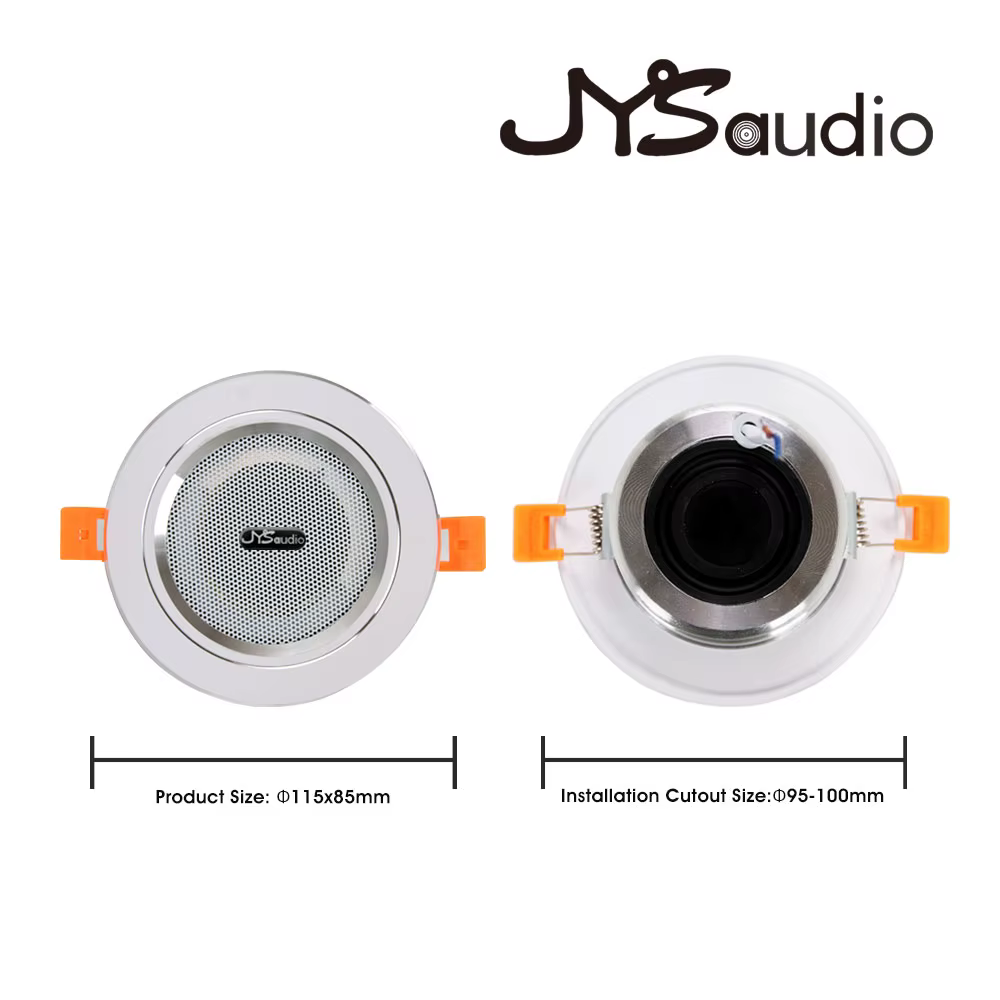 Mini haut-parleur de plafond 12W, haut-parleur stéréo HiFi, système sonore pour Home cinéma, adresse publique, Audio de fond, salle de bains, Restaurant