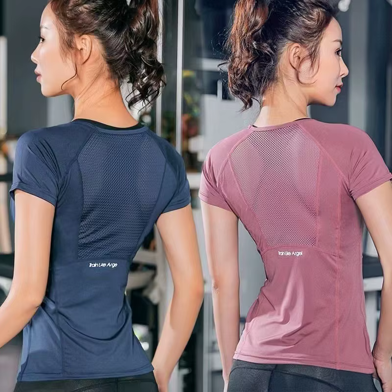 Vêtements de Sport pour femmes pour Fitness course Jogging sans couture à manches longues gymnase femme chemise