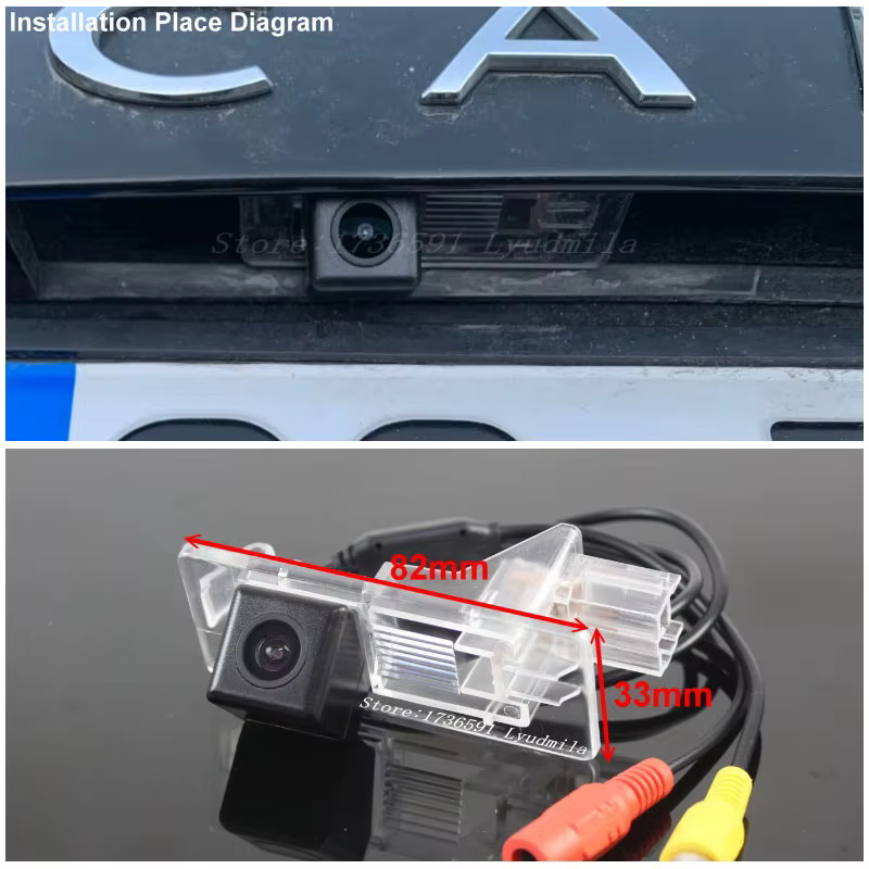 Caméra de recul pour Renault Captur 2013 ~ 2017 2018 2019 2020 2021 2022 Kaptur 2016 ~ 2022 HD CCD, Vision nocturne, Backup, stationnement