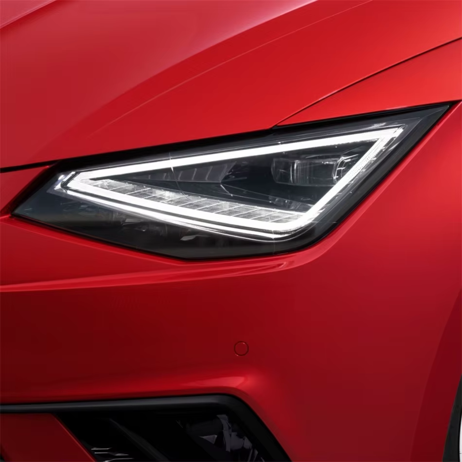 Pour Seat Ibiza 2018 2019 2020 2021 accessoires de véhicule avant lampe lentille couvercle en verre voiture avant phare lentille couverture lumières coque